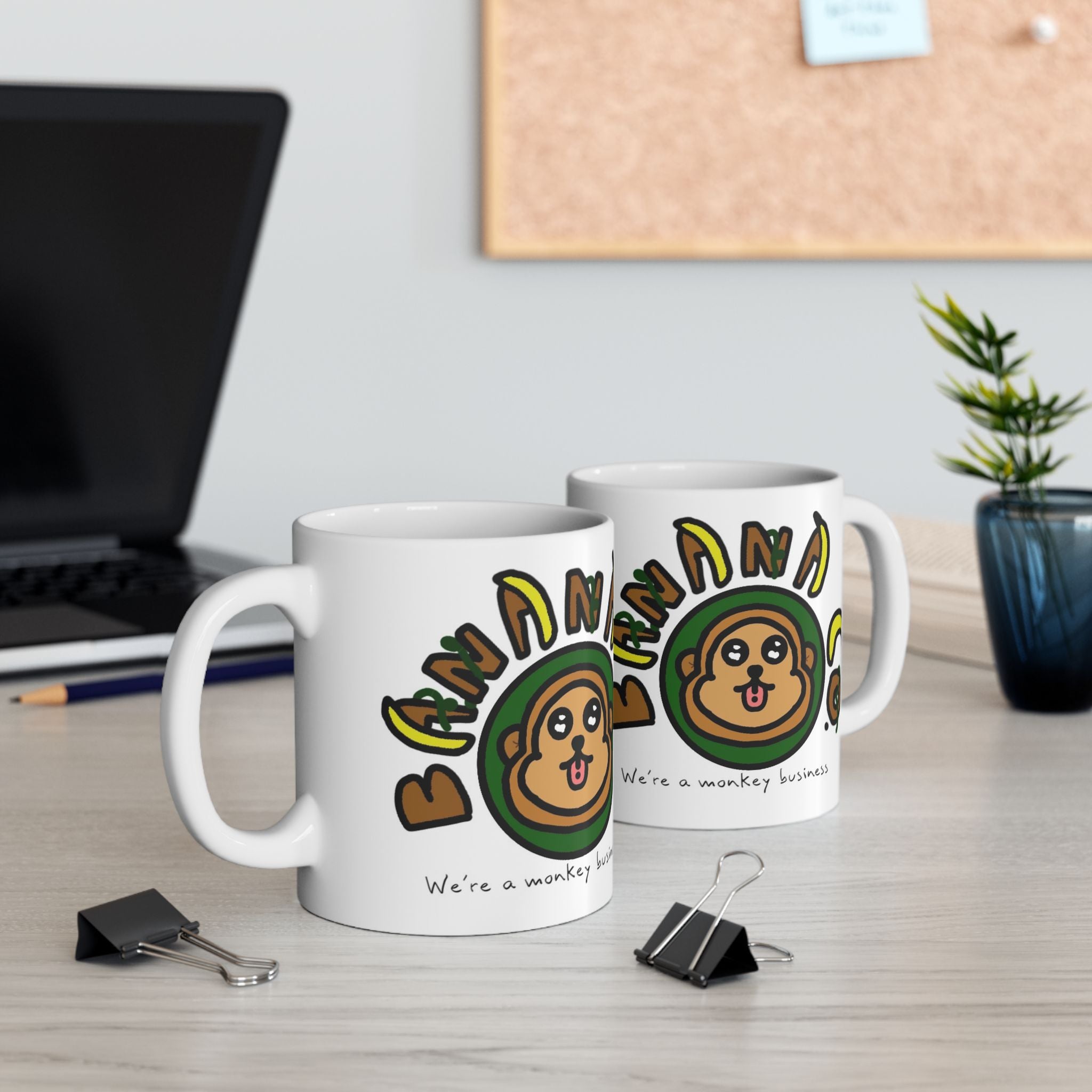 Banana Company Logo Mug