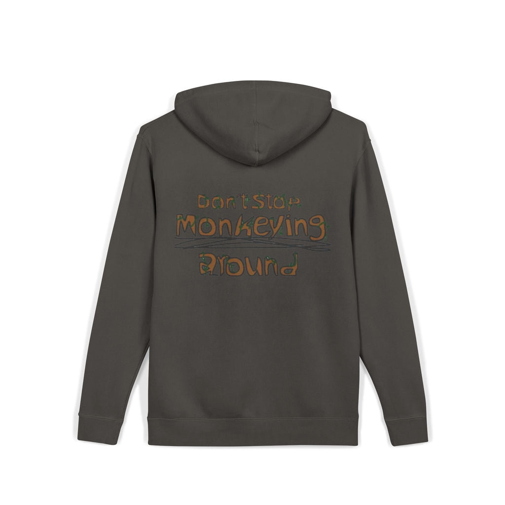 Astro Monkey Graphic Hoodie — Pigment-Dyed Cozy Streetwear