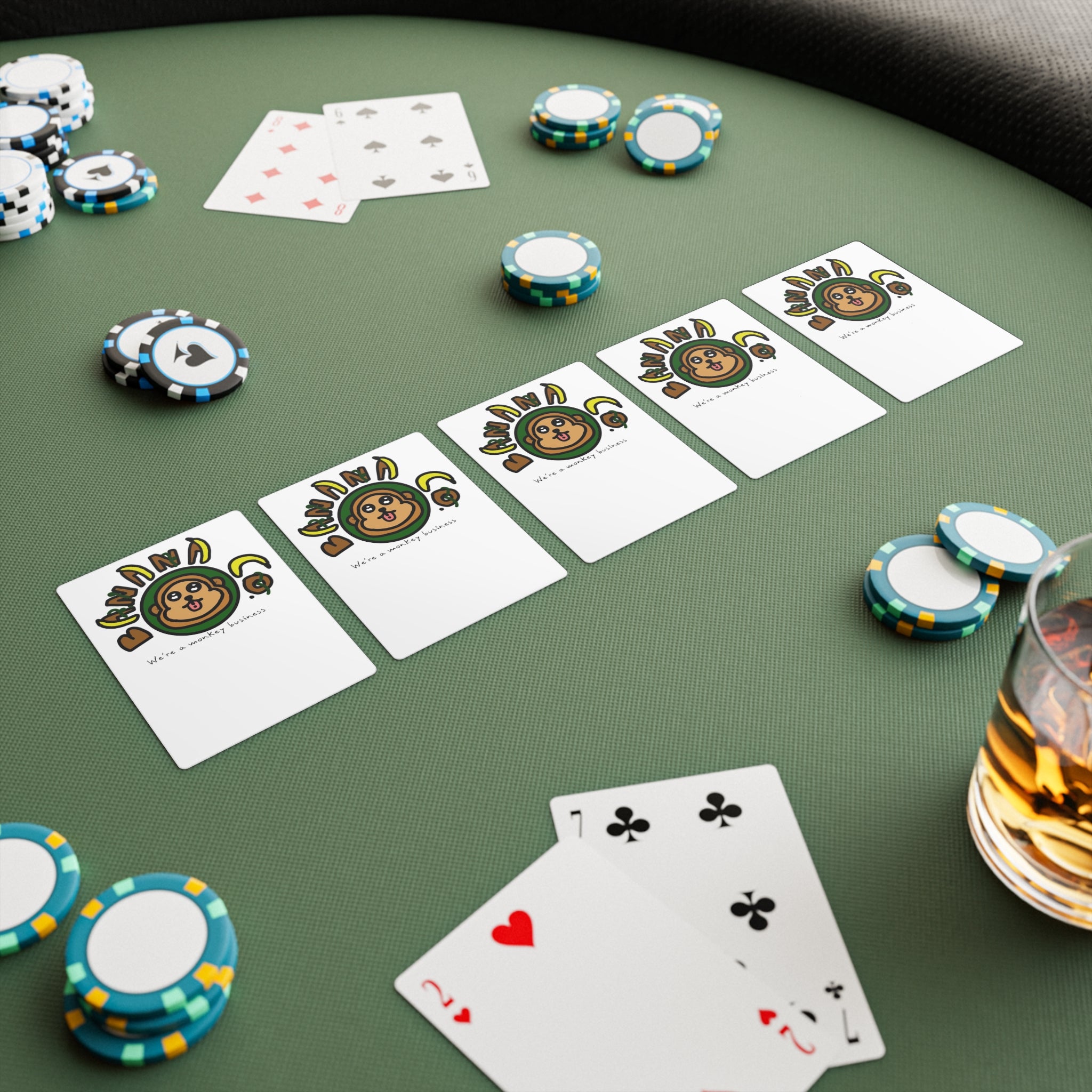 Banana Company Logo Playing Cards