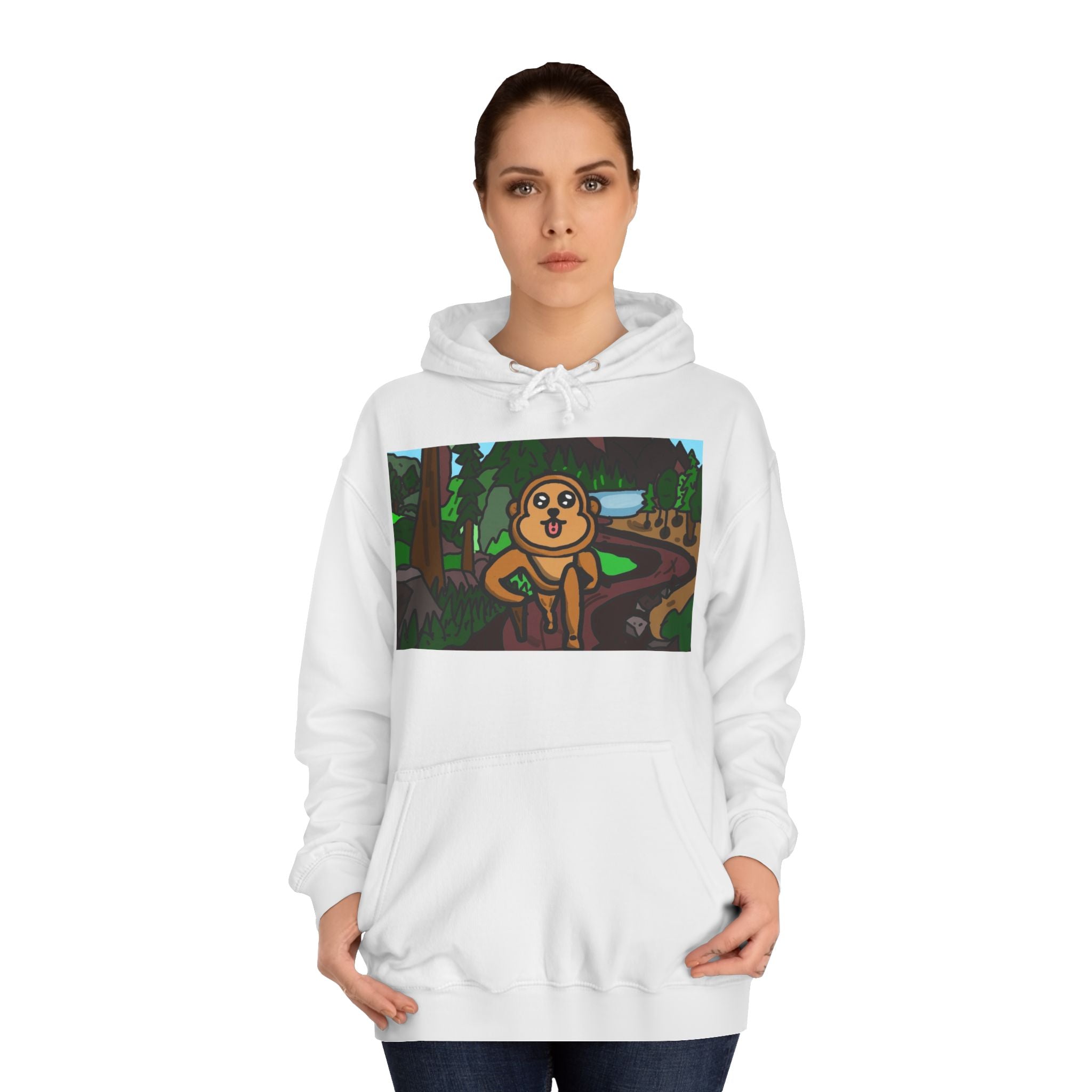Hiking Atticus the Monkey Hoodie