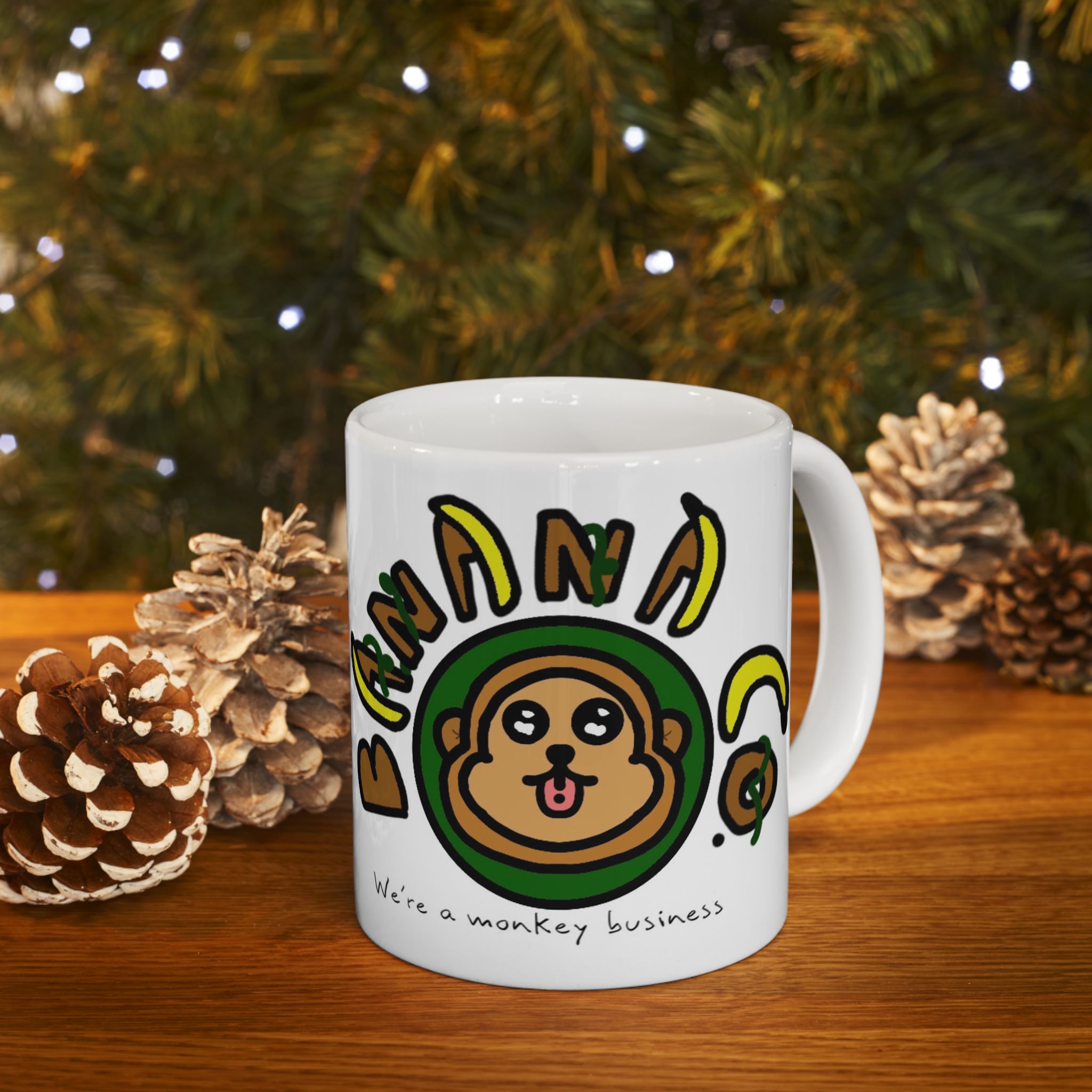 Banana Company Logo Mug