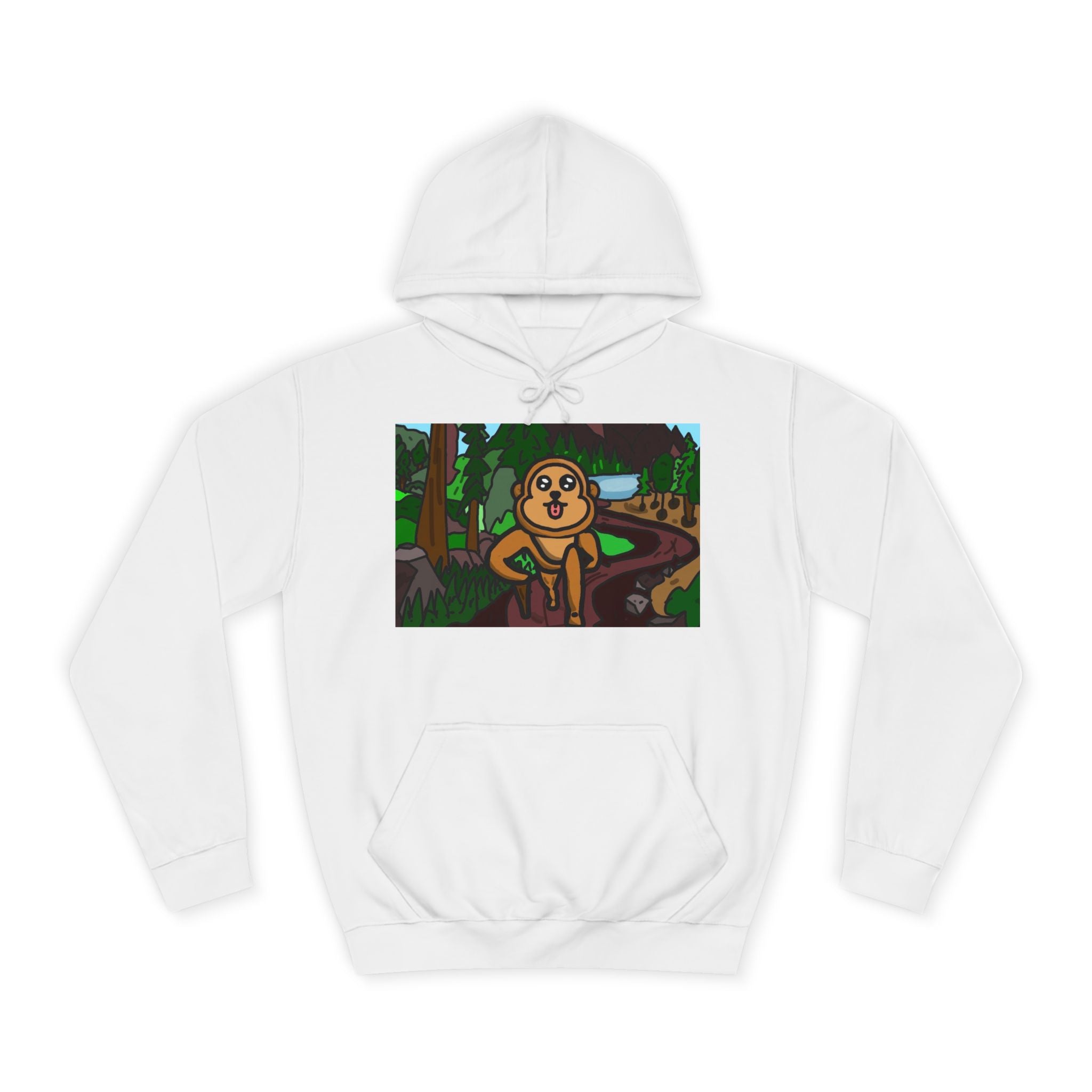 Hiking Atticus the Monkey Hoodie