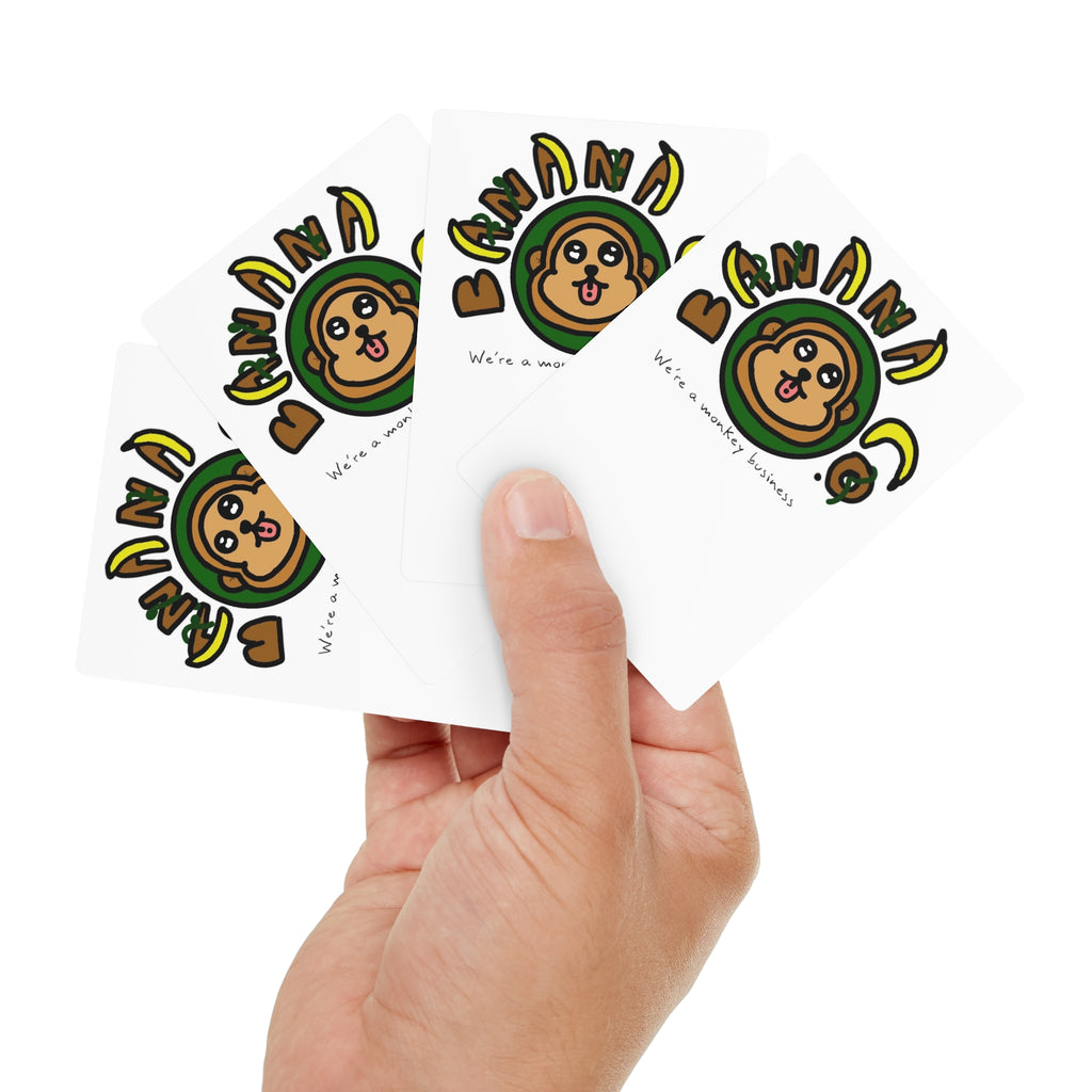 Banana Company Logo Playing Cards