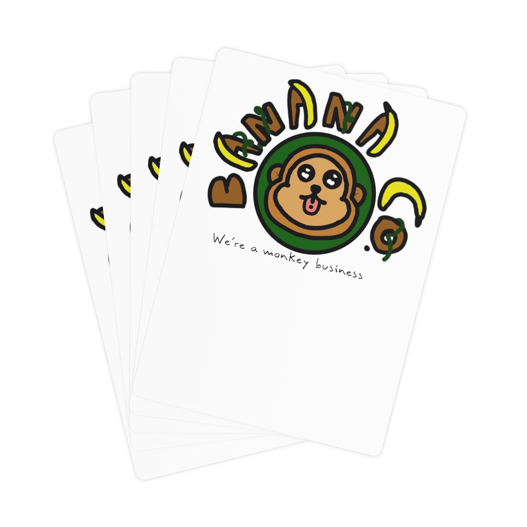 Banana Company Logo Playing Cards