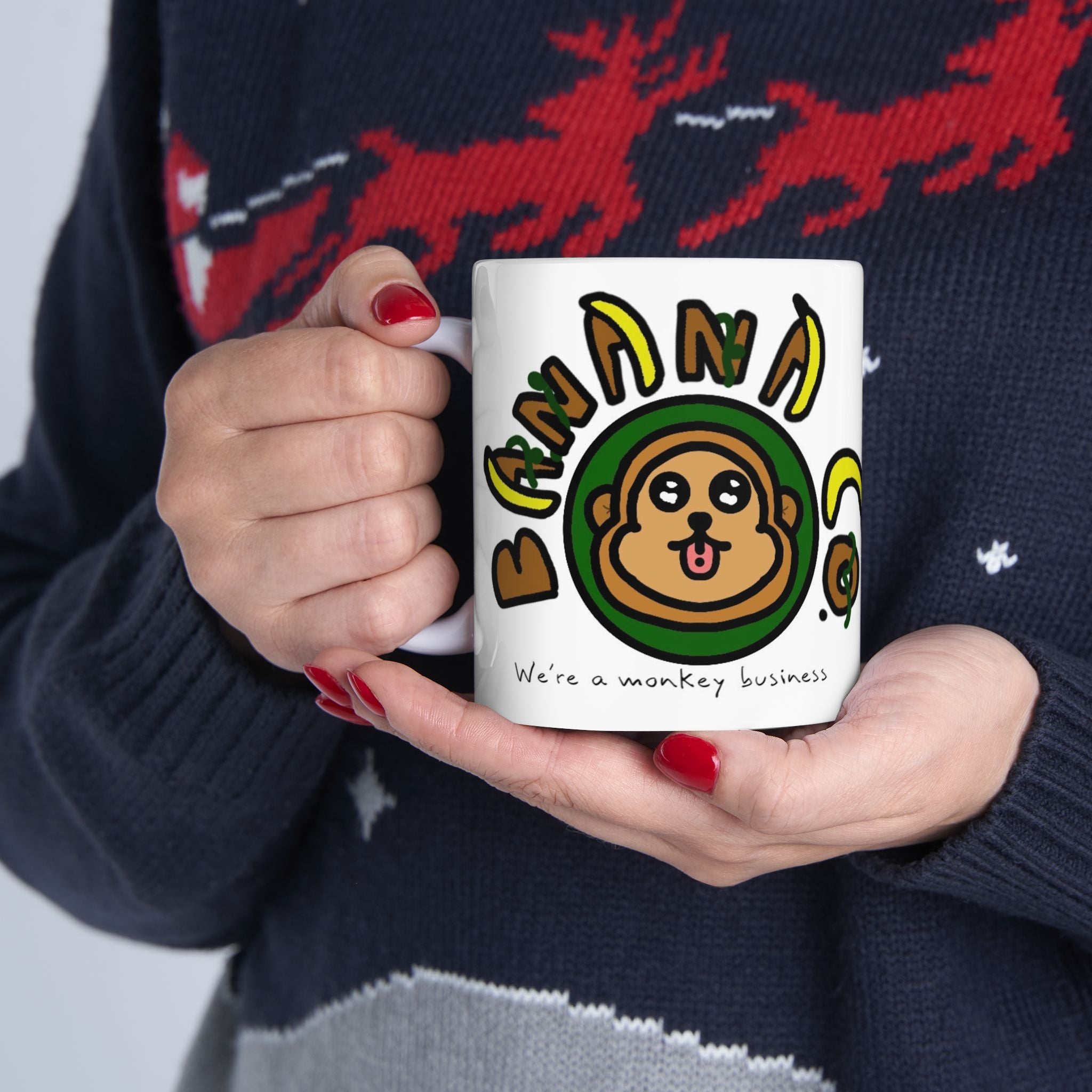 Banana Company Logo Mug