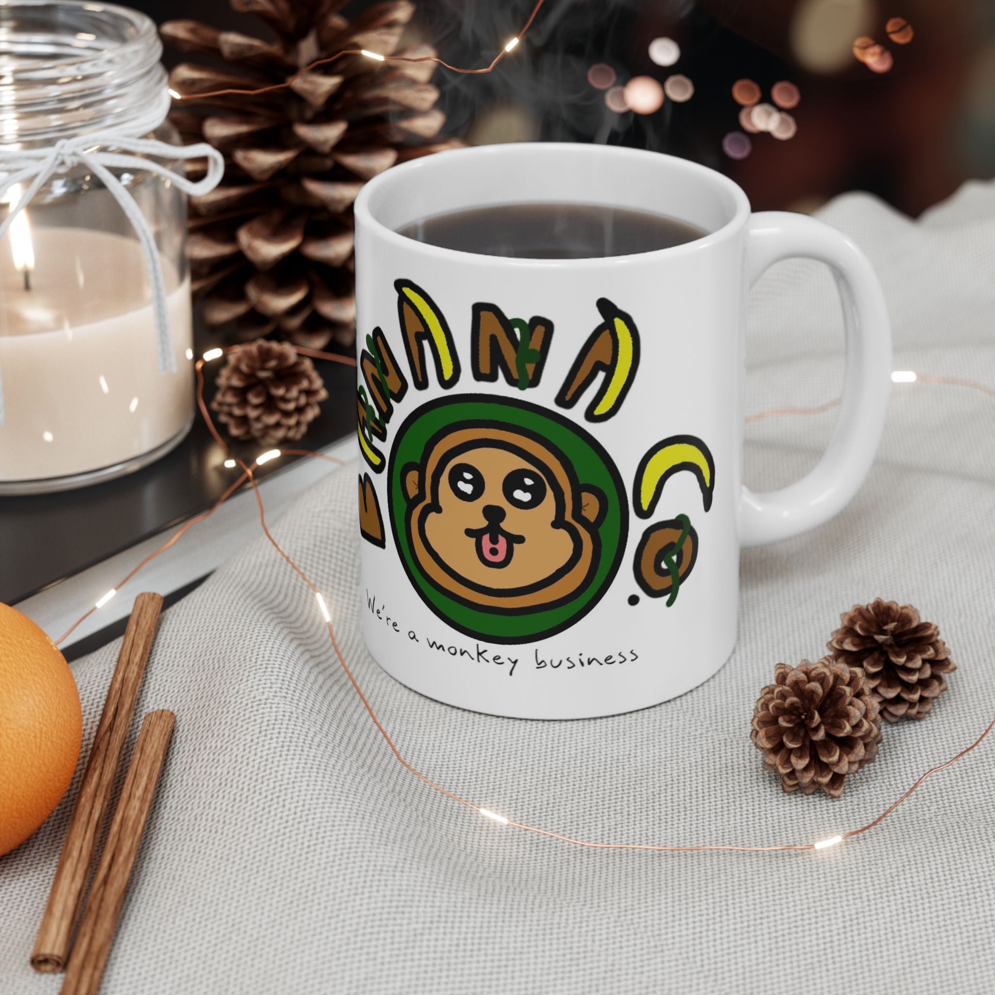 Banana Company Logo Mug