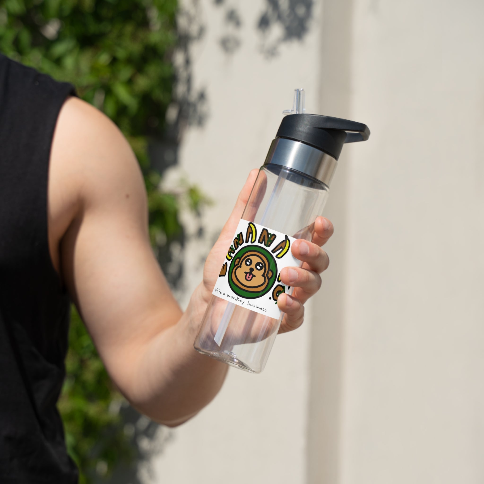 Atticus The Monkey Sport Bottle — 20oz Tritan Water Bottle