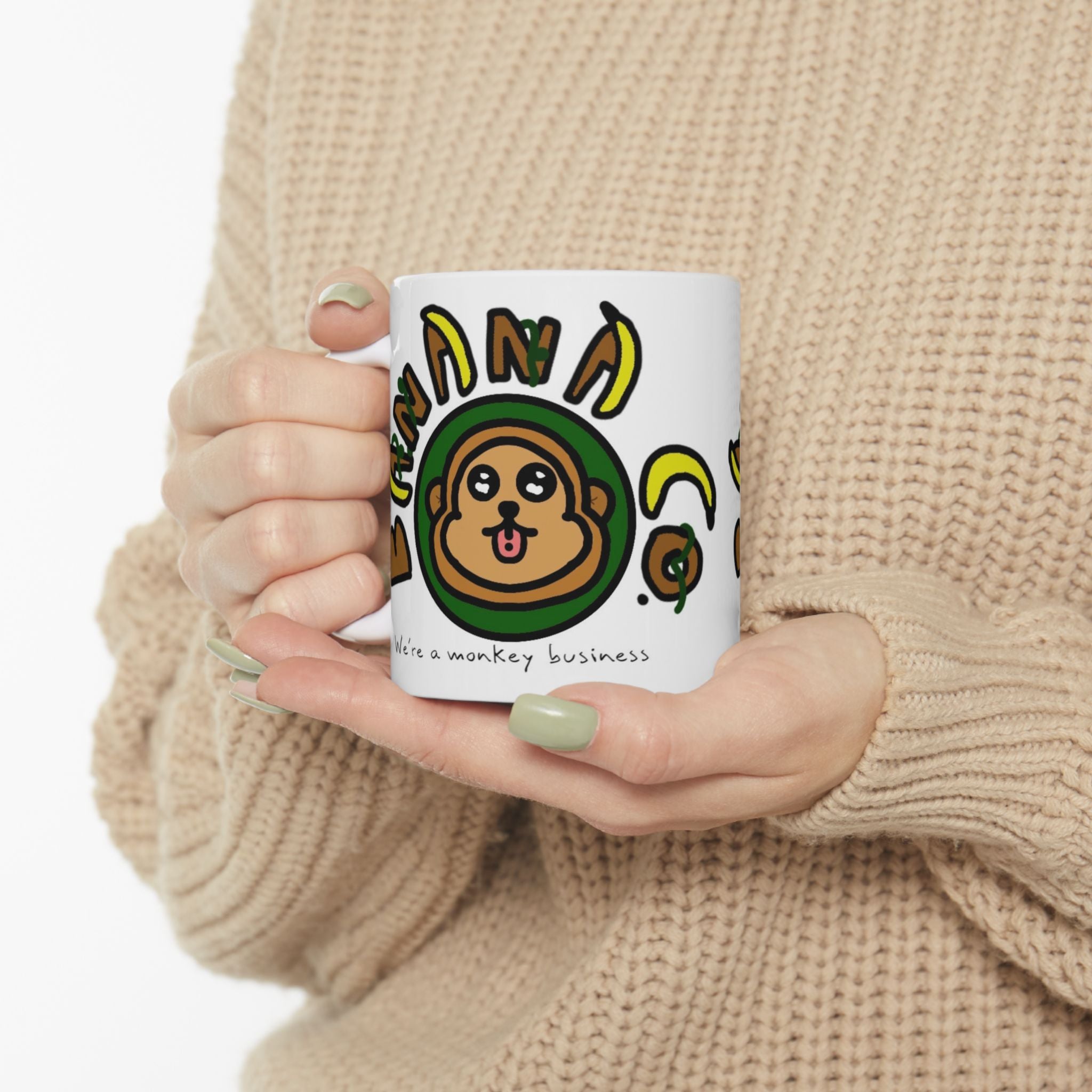 Banana Company Logo Mug