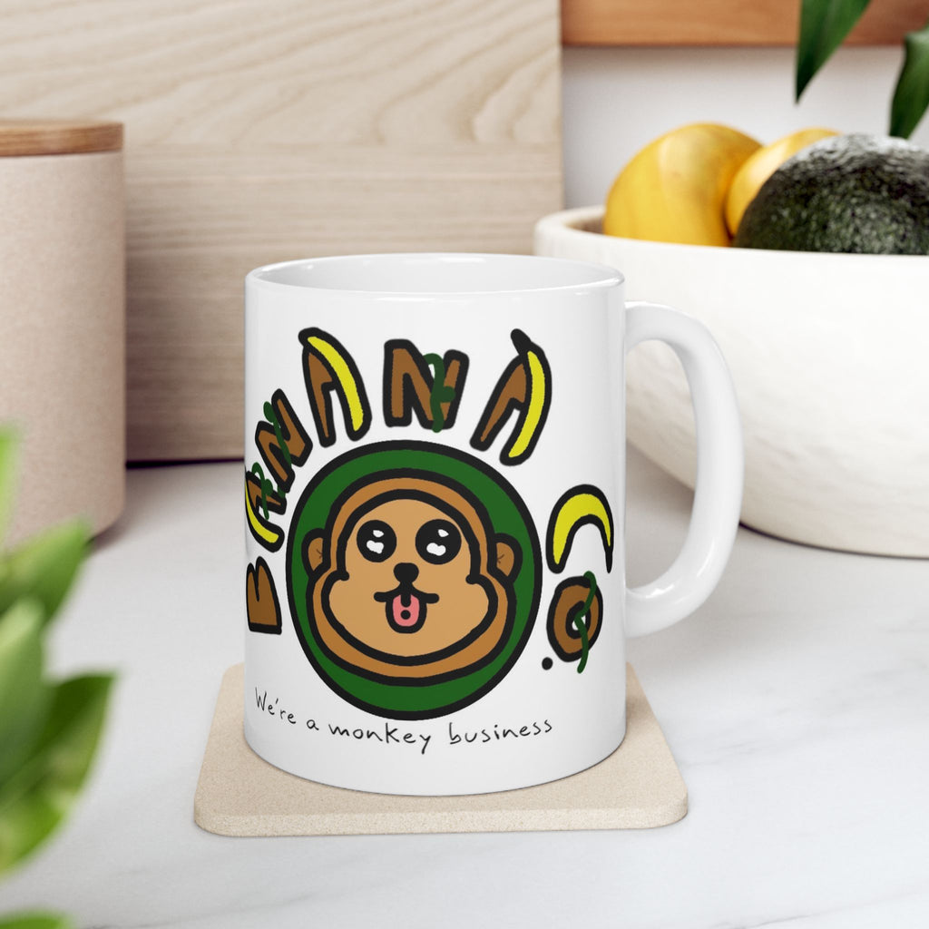 Banana Company Logo Mug