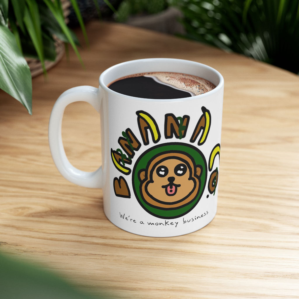 Banana Company Logo Mug